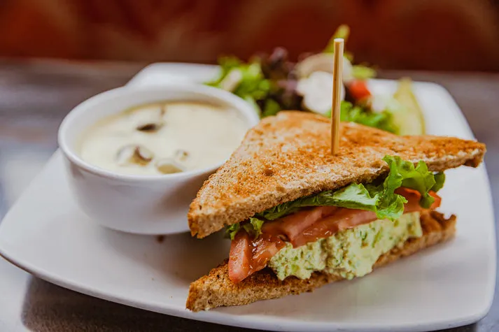 Ham & Cheddar Deli Sandwich