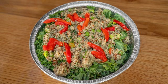 Kale Quinoa Edamame Salad