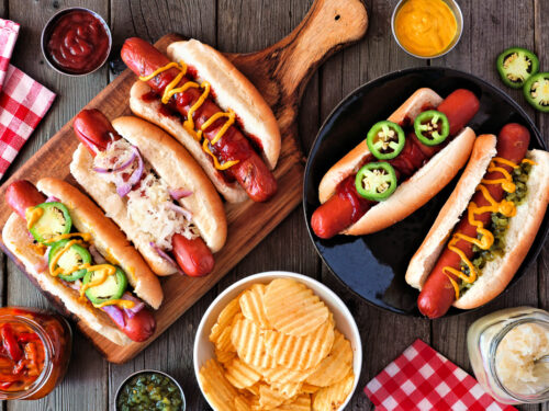 Build-Your-Own Weenie Hot Dog Bar