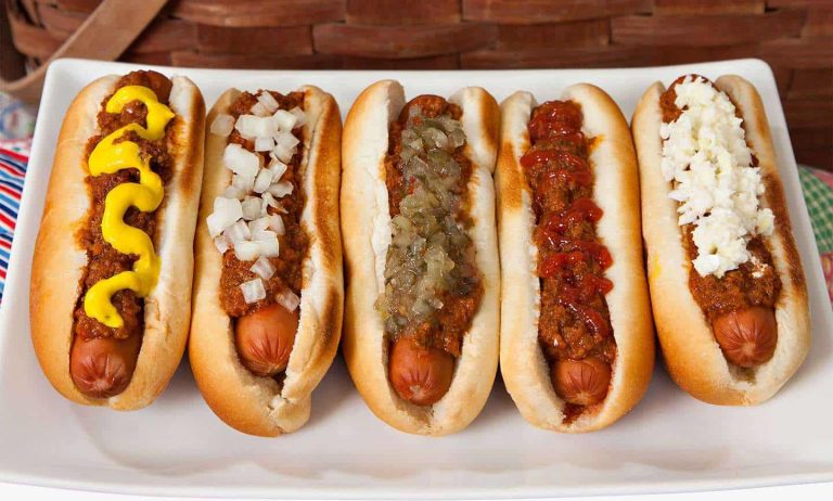 Chili Hot Dog Bar