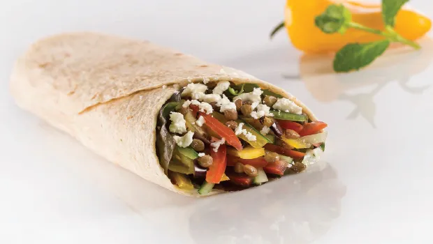 Individual Mediterranean Veggie Wrap