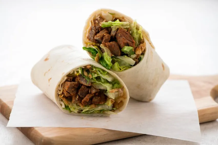 Individual Steak Caesar Wrap