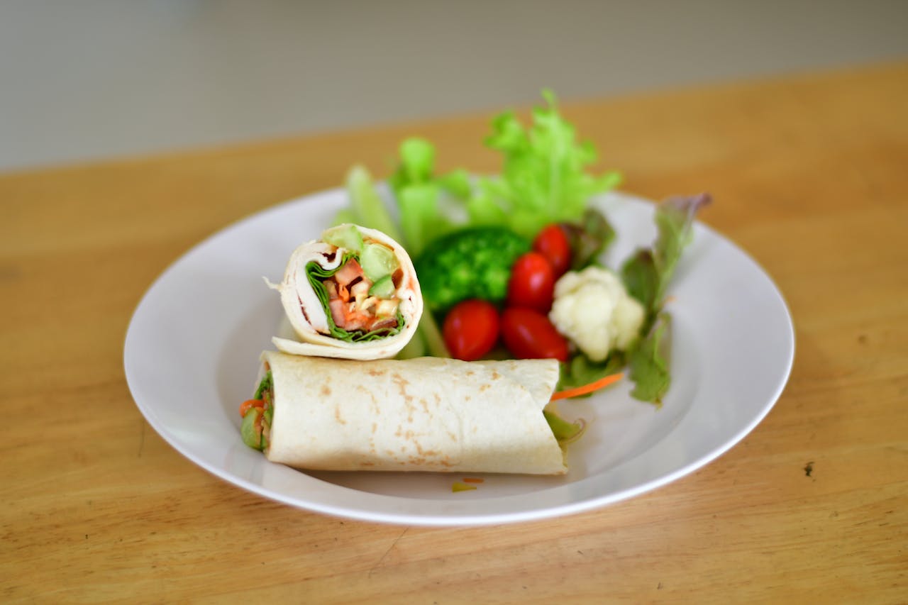 Broccoli Whipped Feta Wrap