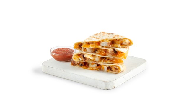 Three Cheese Chicken Quesadilla